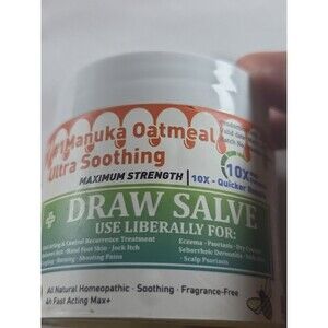 Manuka Honey Tea Tree For Itchy Dry Skin Ultra Soothing Draw Salve Max Strength